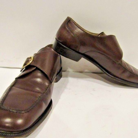 GINO ROSSI Size 11 Brown Loafers Dress Mens B6B49 main image 7